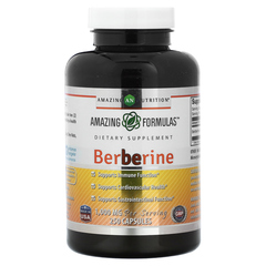 Amazing Nutrition, берберин, 1000 мг, 250 капсул (500 мг в 1 капсуле)
