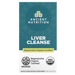 Ancient Nutrition, средство для очищения печени, 90 капсул