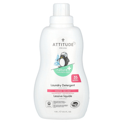 ATTITUDE, Little Ones, средство для стирки, очень мягкое, без запаха, 1,05 л (35,5 жидк. унции)