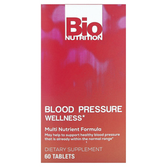 Bio Nutrition, Здоровье кровяного давления, 60 таблеток