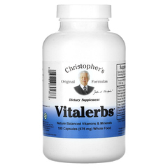 Christopher's Original Formulas, Vitalerbs, 675 мг, 180 капсул