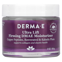 DERMA E, увлажняющий крем для разглаживания морщин с ДМАЭ, 56 г (2 унции)