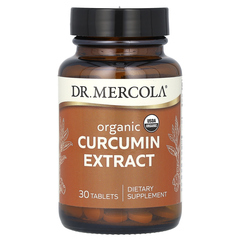 Dr. Mercola, Органический экстракт куркумина, 30 таблеток