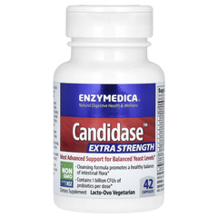 Enzymedica, Candidase, Extra Strength, 42 капсулы
