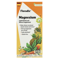 Gaia Herbs, Floradix, добавка с магнием, 500 мл (17 жидк. унций)