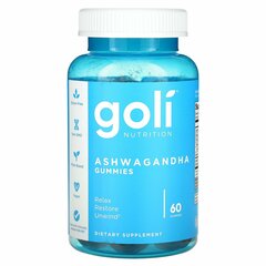 Goli Nutrition, жевательные мармеладки с ашвагандой, 60 шт.