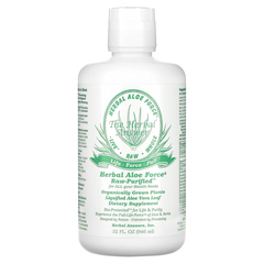 Herbal Answers, Inc, Herbal Aloe Force, Raw Purified, 946 мл (32 жидких унции)