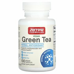 Jarrow Formulas, зеленый чай, 500 мг, 100 вегетарианских капсул