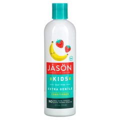 Jason Natural, Экстра нежный кондиционер для детей без слез, клубника и банан, 355 мл (12 жидк. Унций)