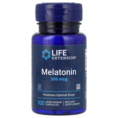 Life Extension, Мелатонин 100 овощных капсул