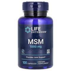 Life Extension, МСМ, 3000 мг, 100 капсул (1000 мг в 1 капсуле)