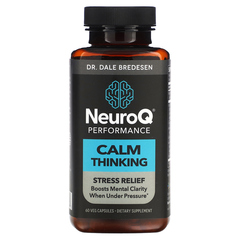 LifeSeasons, NeuroQ Performance, для спокойного мышления, 60 растительных капсул