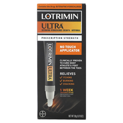 Lotrimin, крем для ног, с аппликатором, не вызывающим раздражения, 20 г (0,7 унции)