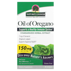 Nature's Answer, масло орегано, 150 мг, 90 мягких таблеток