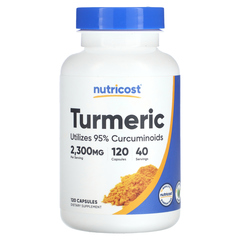 Nutricost, куркума, 2300 мг, 120 капсул (766 мг в 1 капсуле)