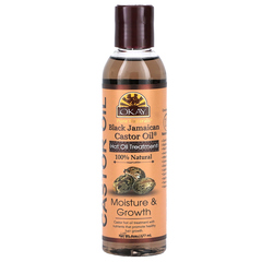 Okay Pure Naturals, Черное ямайское касторовое масло, средство для горячего масла, 177 мл (6 унций)