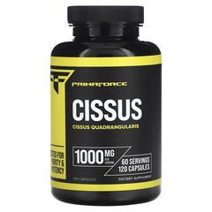 Primaforce, циссус четырехугольный (Cissus erecta), 1000 мг, 120 капсул (500 мг в 1 капсуле)
