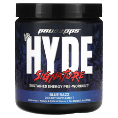 ProSupps, Mr. Hyde, фирменный предтренировочный комплекс для поддержания уровня энергии, со вкусом голубой малины, 216 г (7,6 унции)