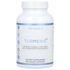 Revive, Turmeric+, 120 растительных капсул