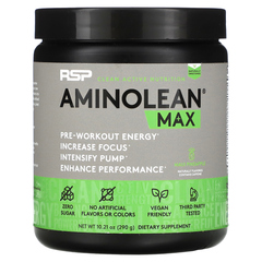 RSP Nutrition, AminoLean Max, добавка для повышения уровня энергии перед тренировкой, ананас, 290 г (10,21 унции)