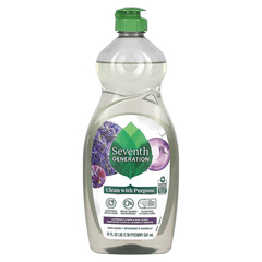 Seventh Generation, жидкость для мытья посуды, цветы лаванды и мята, 561 мл (19 жидк. унций)