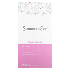 Summer's Eve, Douche, Island Splash, 2 порции по 133 мл (4,5 жидк. Унции)