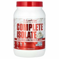 TC Nutrition, Essential Series, полный изолят, со вкусом ванильного мороженого, 907 г (32 унции)
