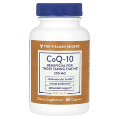 The Vitamin Shoppe, коэнзим Q10, 200 мг, 60 капсул