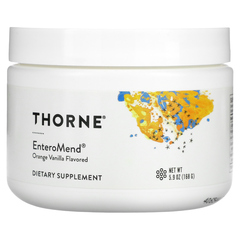 Thorne, EnteroMend, добавка для здоровья кишечника, со вкусом апельсина и ванили, 168 г (5,9 унции)