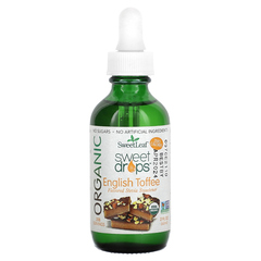 Wisdom Natural, SweetLeaf, органические сладкие капли, английский ирис, 60 мл (2 жидк. Унции)