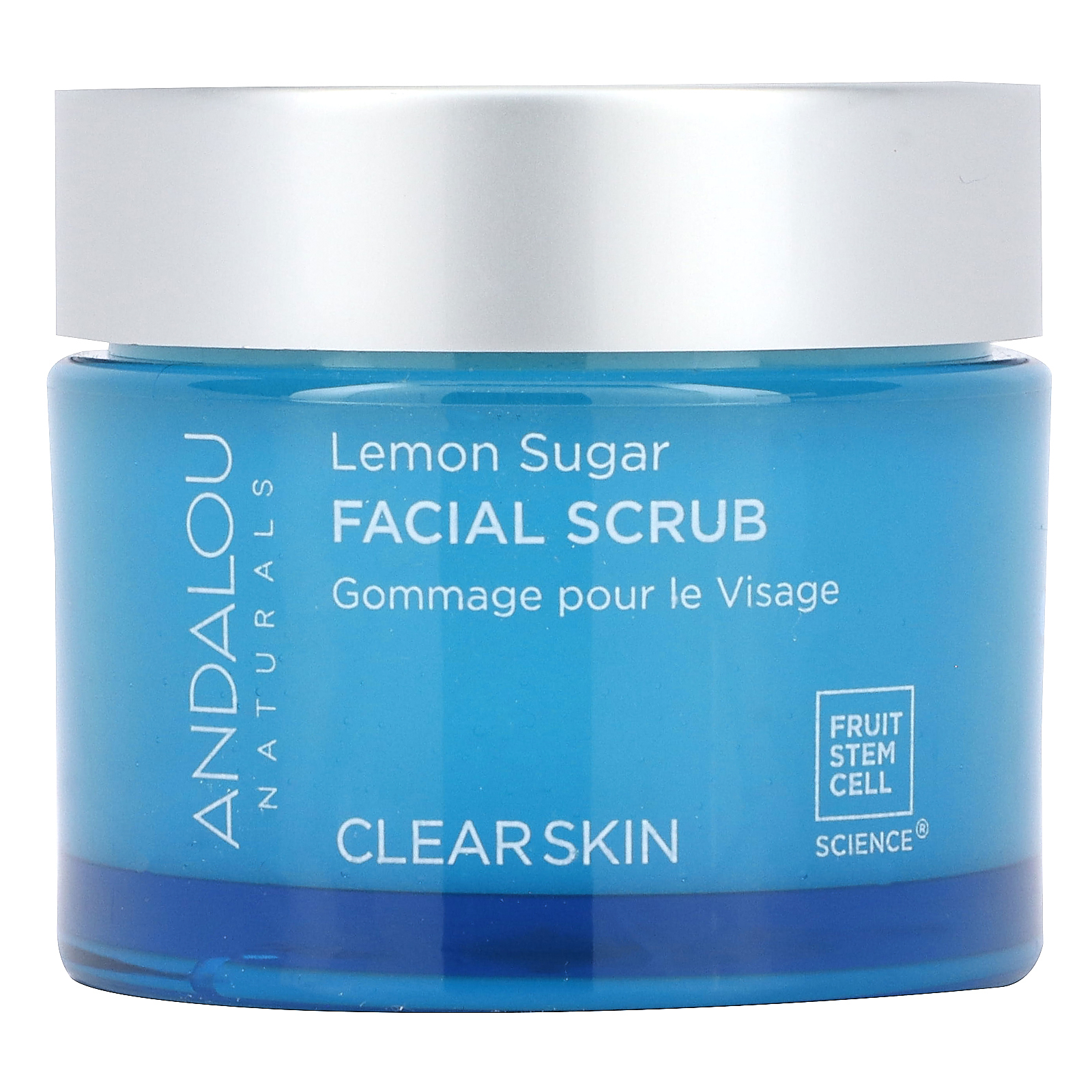Andalou Naturals, скраб для лица, лимон и сахар, для очищения кожи, 50 г (1,7 унции)