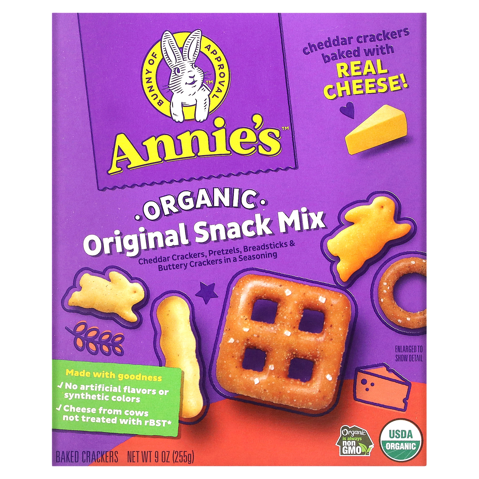 Annie's Homegrown, Органическая закусочная смесь, 9 унц. (255 г)