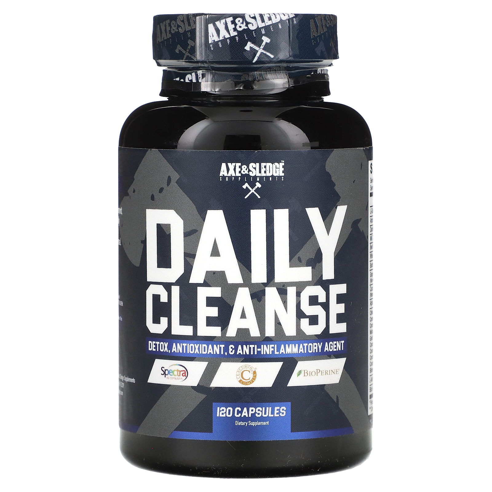 Axe & Sledge Supplements, Daily Cleanse, ежедневное очищение, 120 капсул