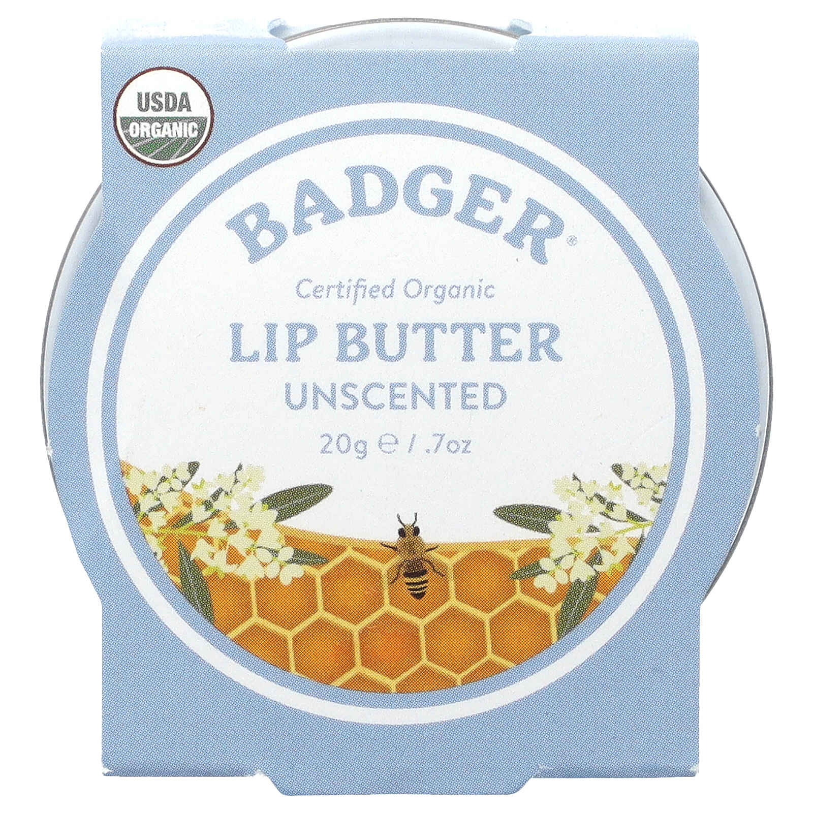 Badger Company, Масло для губ, без запаха, 20 г (0,7 унции)
