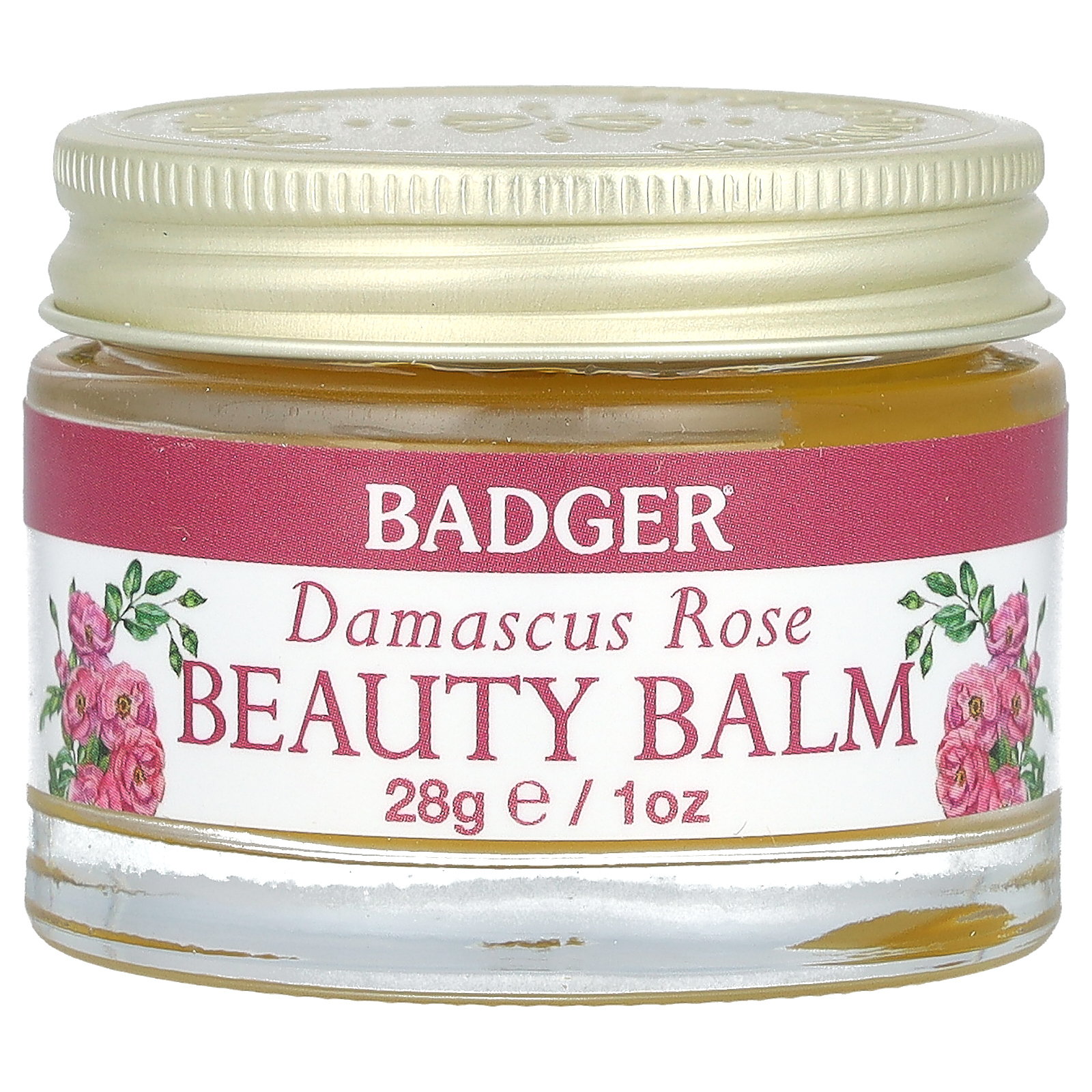 Badger Company, Органический бальзам красоты, Дамасская роза, 28 г (1 унция)