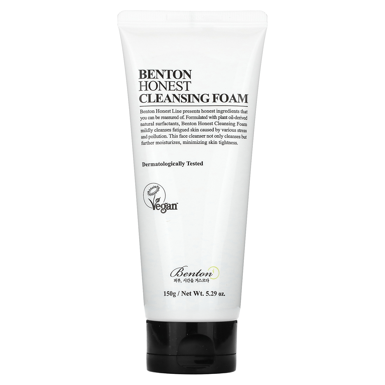 Benton, Honest, очищающая пенка, 150 г (5,29 унции)