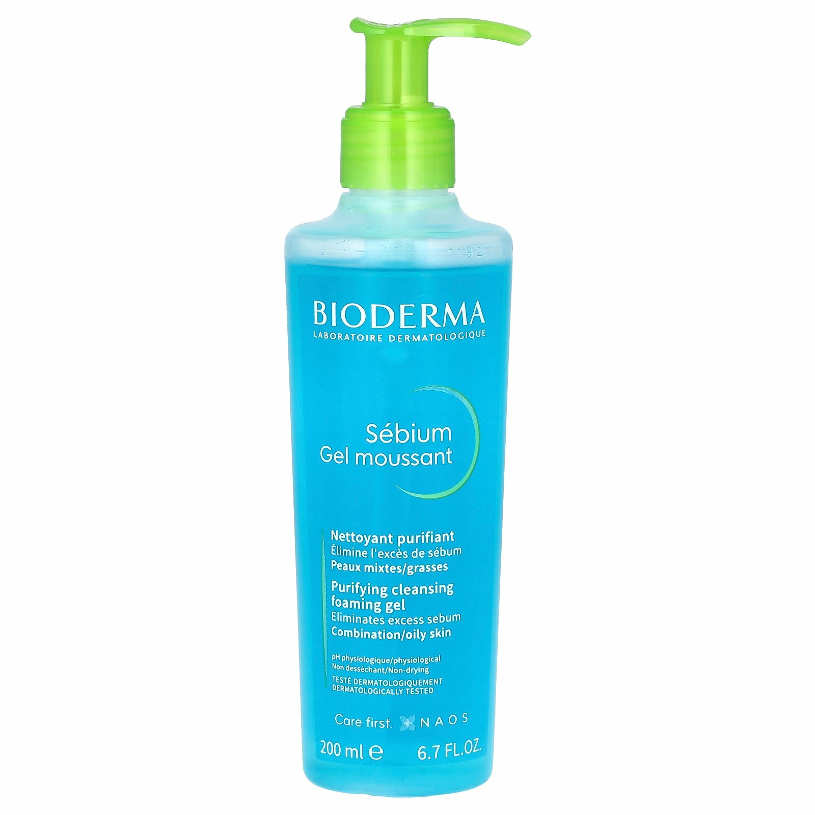 Bioderma, Sebium, очищающая гель-пенка для умывания, 200 мл (6,7 жидк. унции)