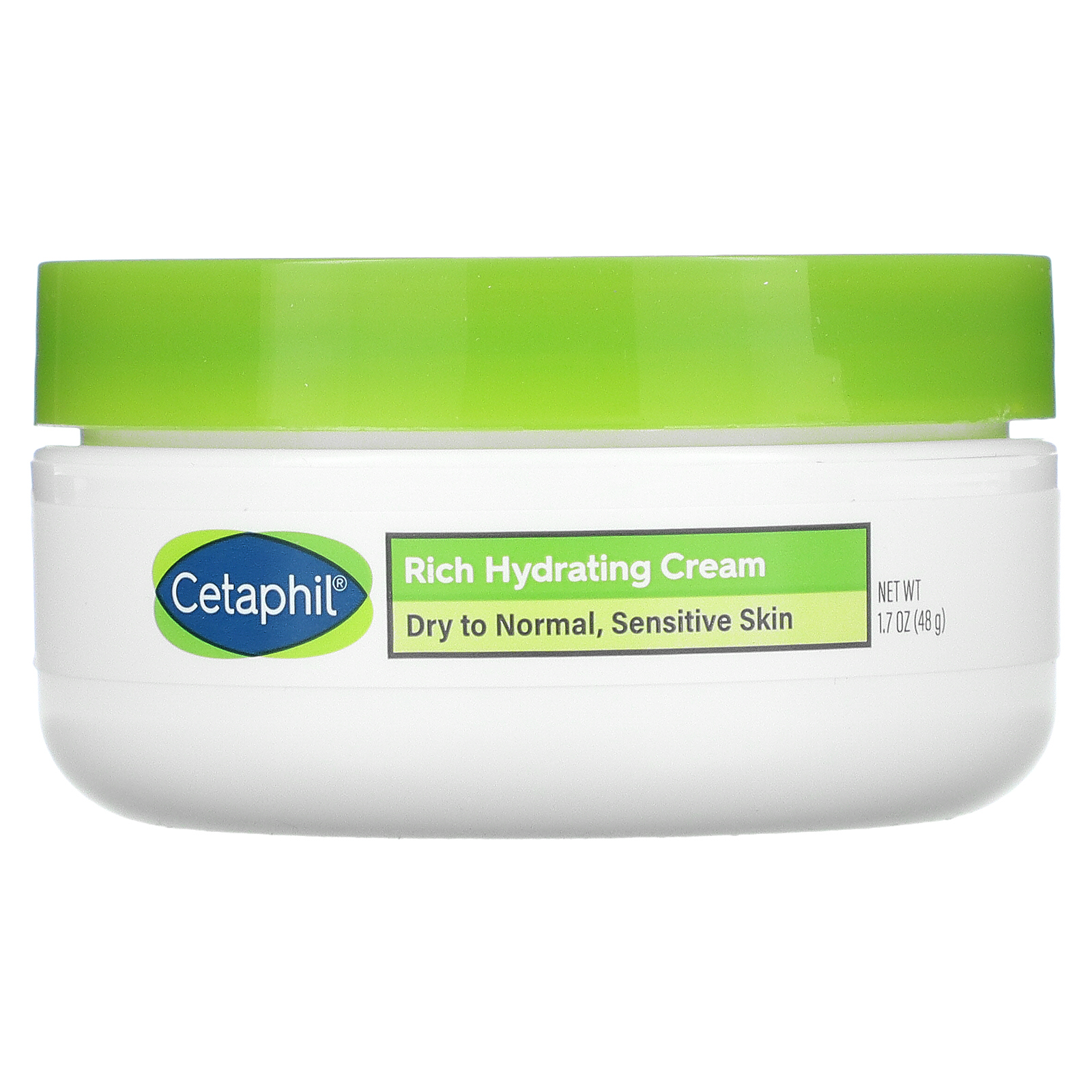 Cetaphil, интенсивно увлажняющий ночной крем с гиалуроновой кислотой, 48 г (1,7 унции)