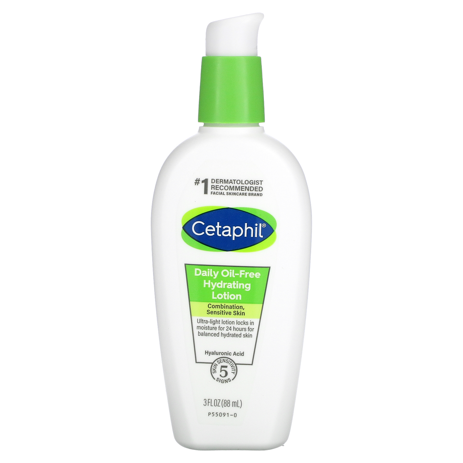 Cetaphil, Увлажняющий лосьон на каждый день с гиалуроновой кислотой, 88 мл