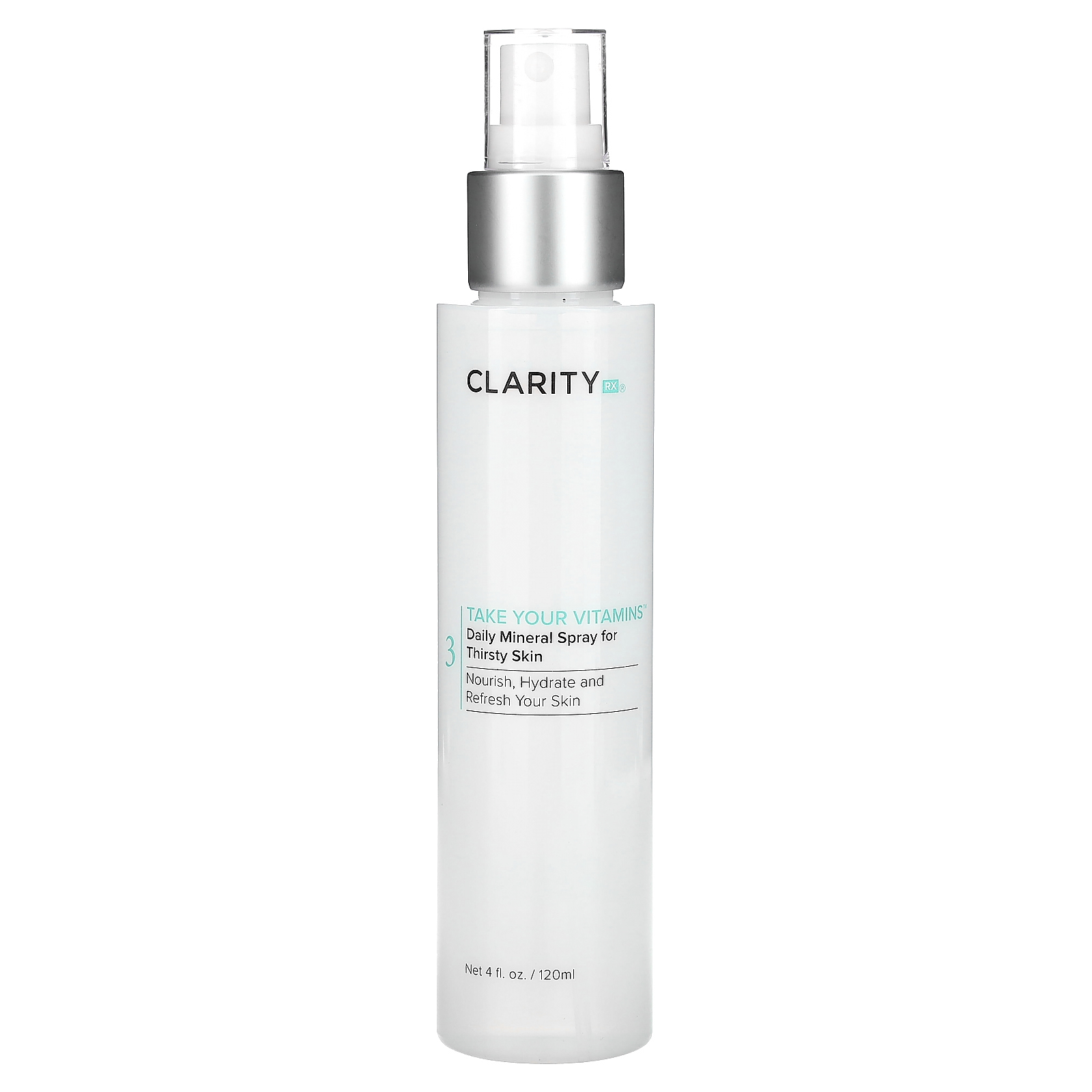 ClarityRx, Возьмите Your Vitamins, ежедневный минеральный спрей для тусклой кожи, 120 мл (4 жидк. унции)