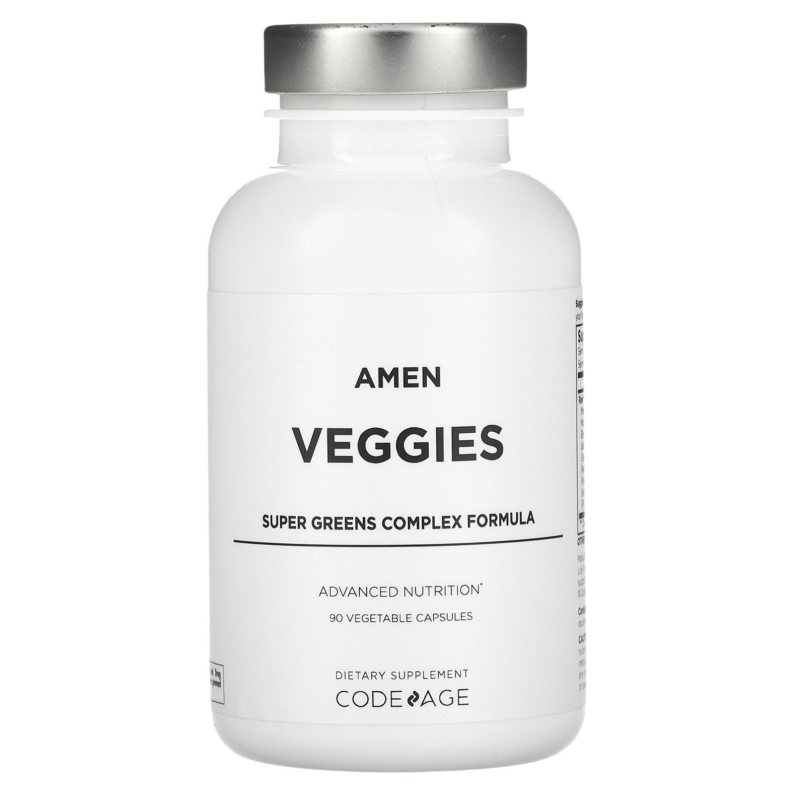 Codeage, Amen, овощи`` 90 растительных капсул