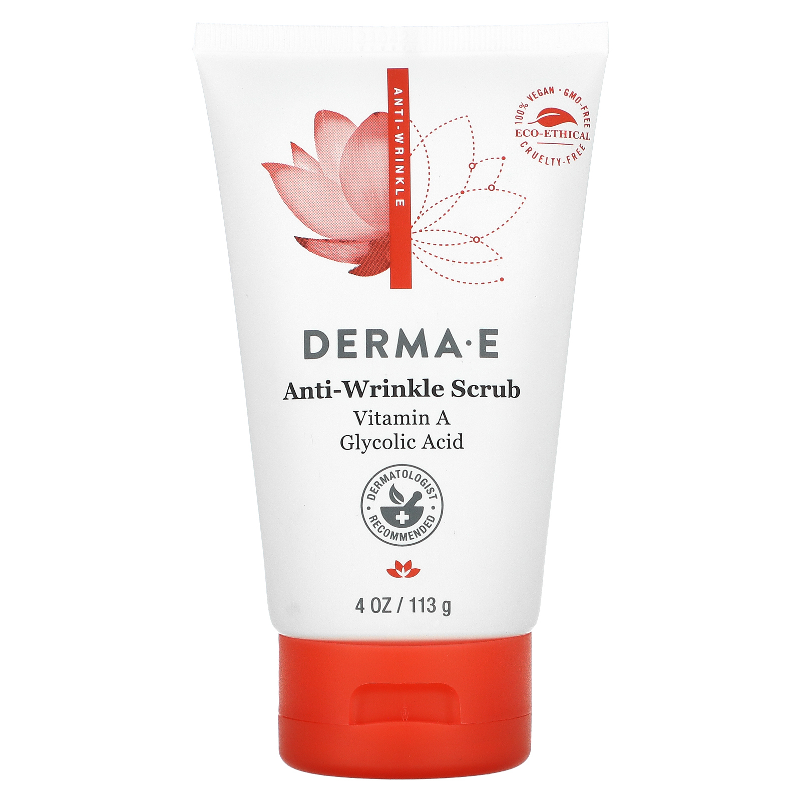 DERMA E, Восстанавливающий скраб против морщин, 113 г