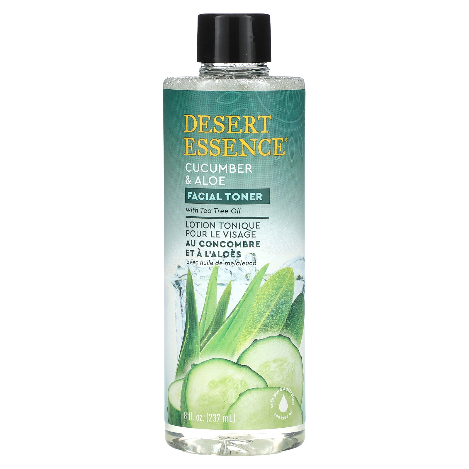 Desert Essence, Тоник для лица, с огурцом и алоэ, 237 мл (8 унций)
