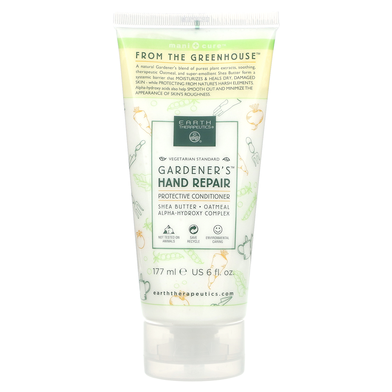 Earth Therapeutics, Gardener's Hand Repair, защитный кондиционер, 177 мл (6 жидк. Унций)