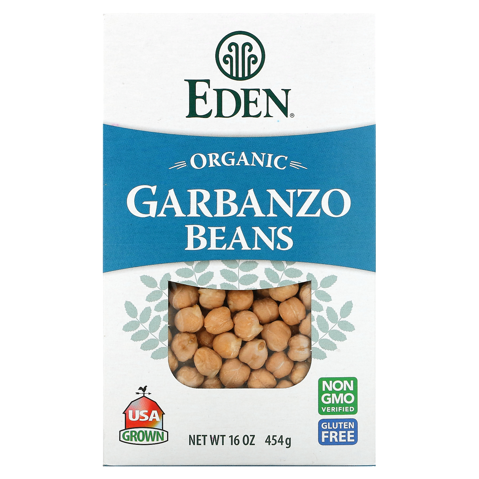 Eden Foods, Натуральные бобы нута, 16 унций (454 г)
