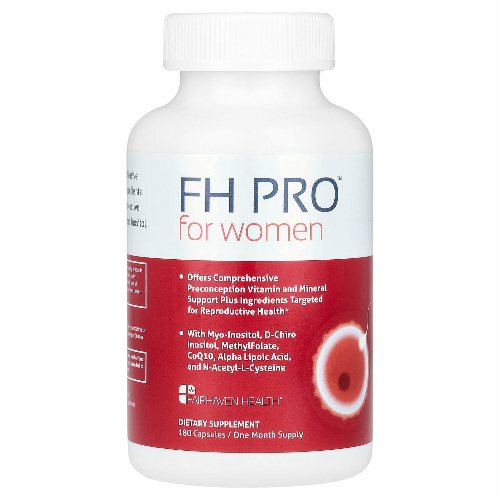 Fairhaven Health, FH Pro для женщин, добавка для беременности клинического класса, 180 капсул