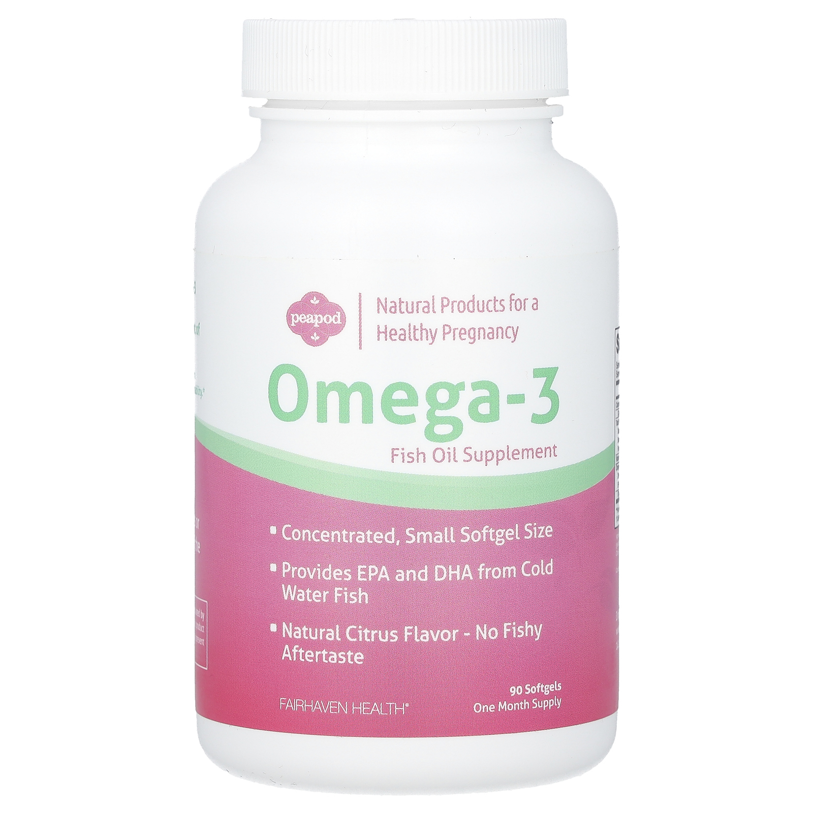 Fairhaven Health, PeaPod, омега-3, 90 капсул