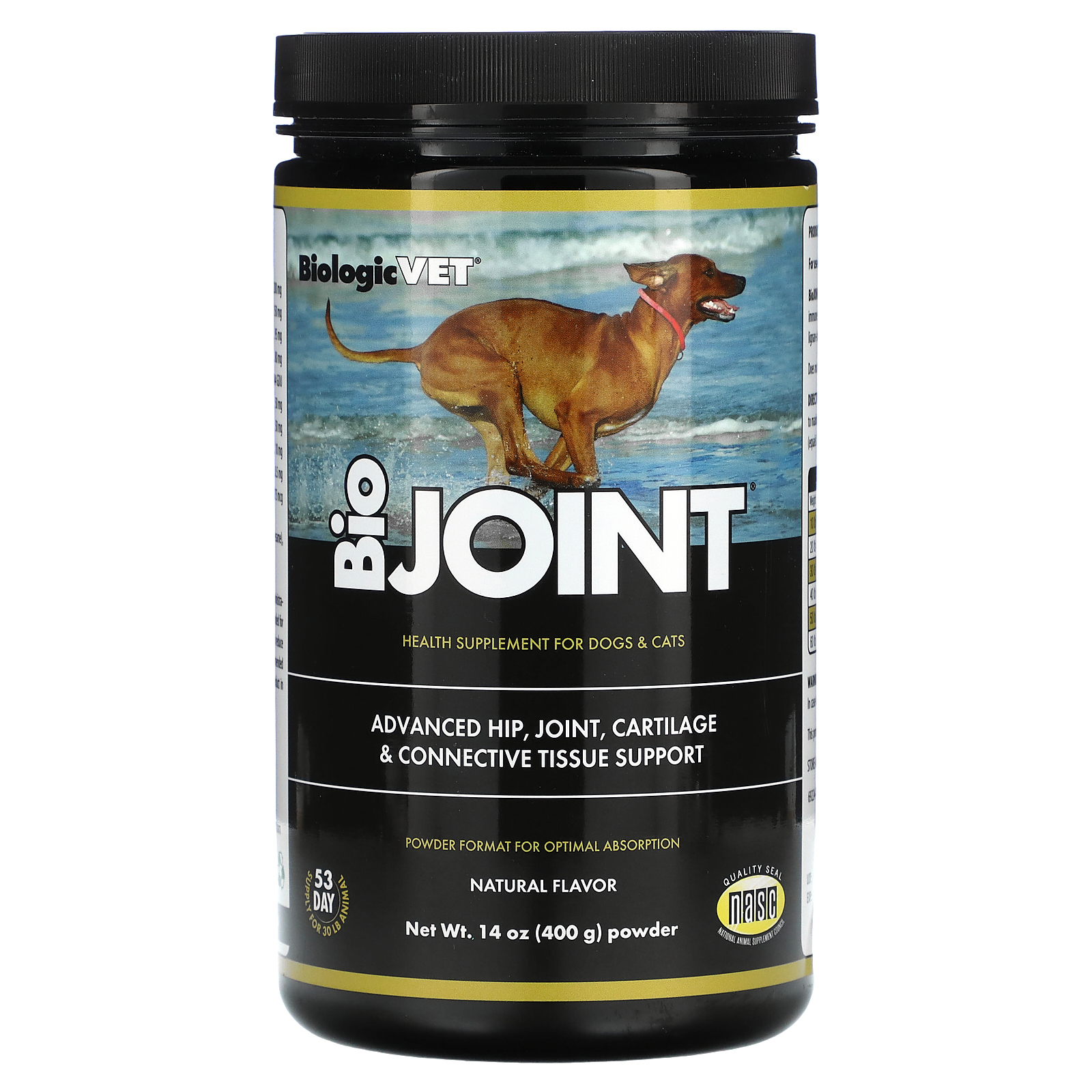 Flora, BiologicVet, BioJoint, для собак и кошек, натуральный, 400 г (14 унций)