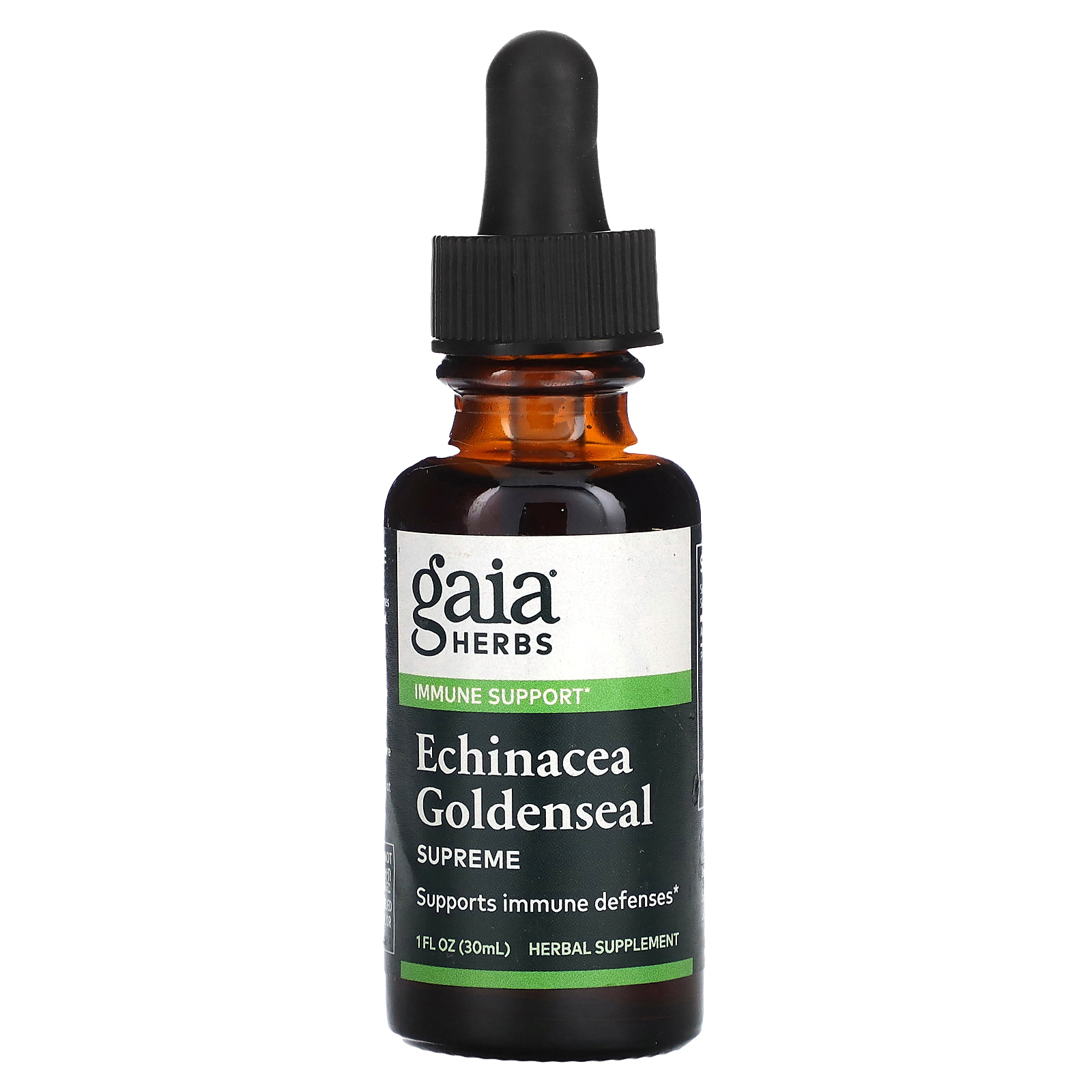 Gaia Herbs, эхинацея и желтокорень, 30 мл (1 жидк. унция)