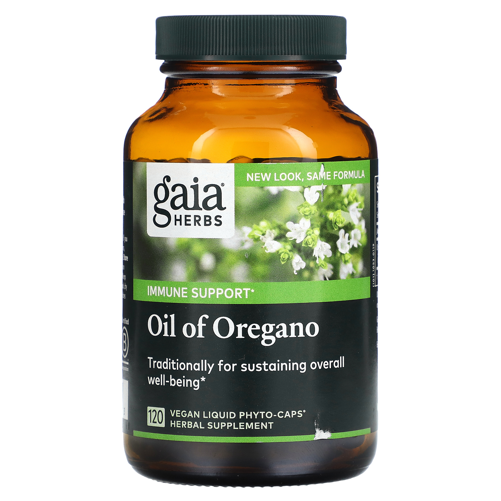 Gaia Herbs, Масло душицы, 120 веганских капсул Phyto-Cap